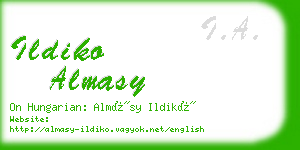 ildiko almasy business card